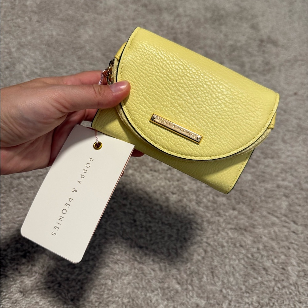 Poppy & Peonies Margaux Wallet Yellow